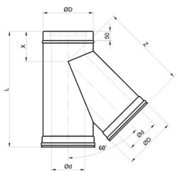 Trišakis NPNP  60º SR-50