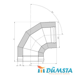 Alkūnė pirtims NPNP 87º SRD-50