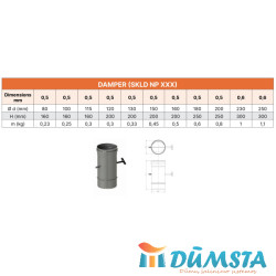 Sklendė pirtims NP su rankena