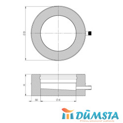 Dvisienis kondensato rinktuvas NPNP (šoninis) SR-50